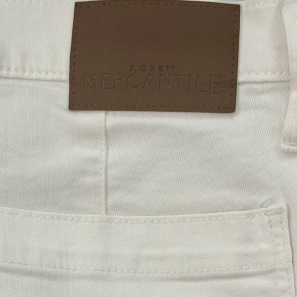 J. Crew Mercantile Wide Leg Crop Jeans Pants White Size 32 / 14 - Picture 11 of 11